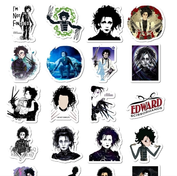 10 Edward scissor hands stickers - Picture 2 of 9